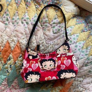 BETTY BOOP PURSE 90’s, Super cute brand new pink and red shoulder bag